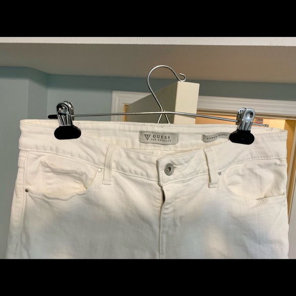 Guess Power Skinny size 28 WHITE Jeans - Picture 2 of 4